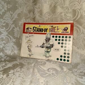 Stand By One Vernon Grant 1969 First Edition Vietnam War Cartoon Book Rare